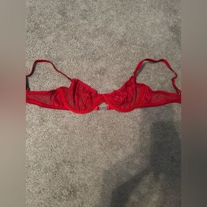 Lounge Balcony Bra Size 32B in red